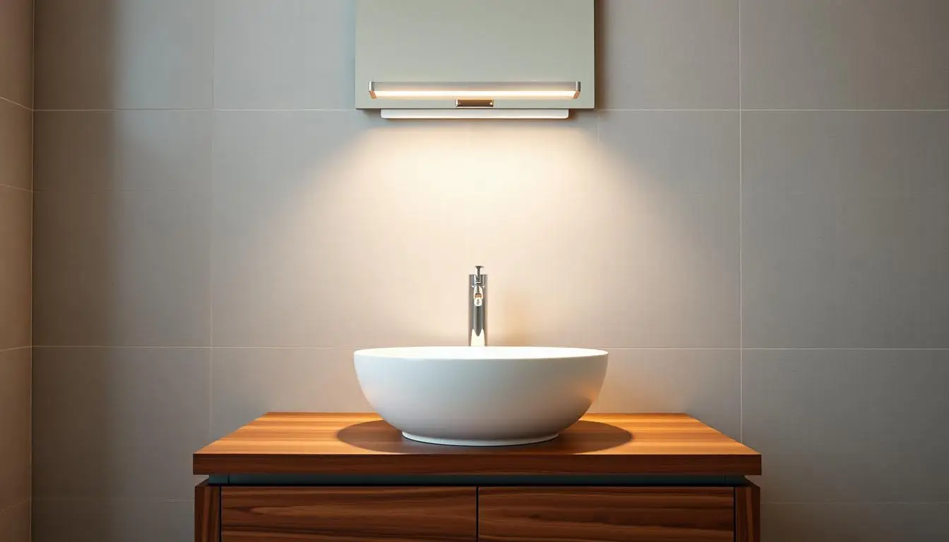how to replace bathroom vanity light