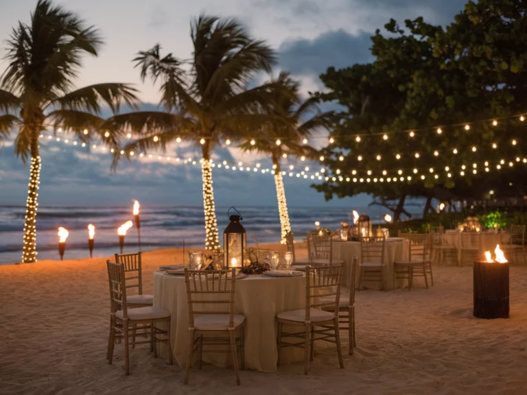 Outdoor wedding lighting ideas